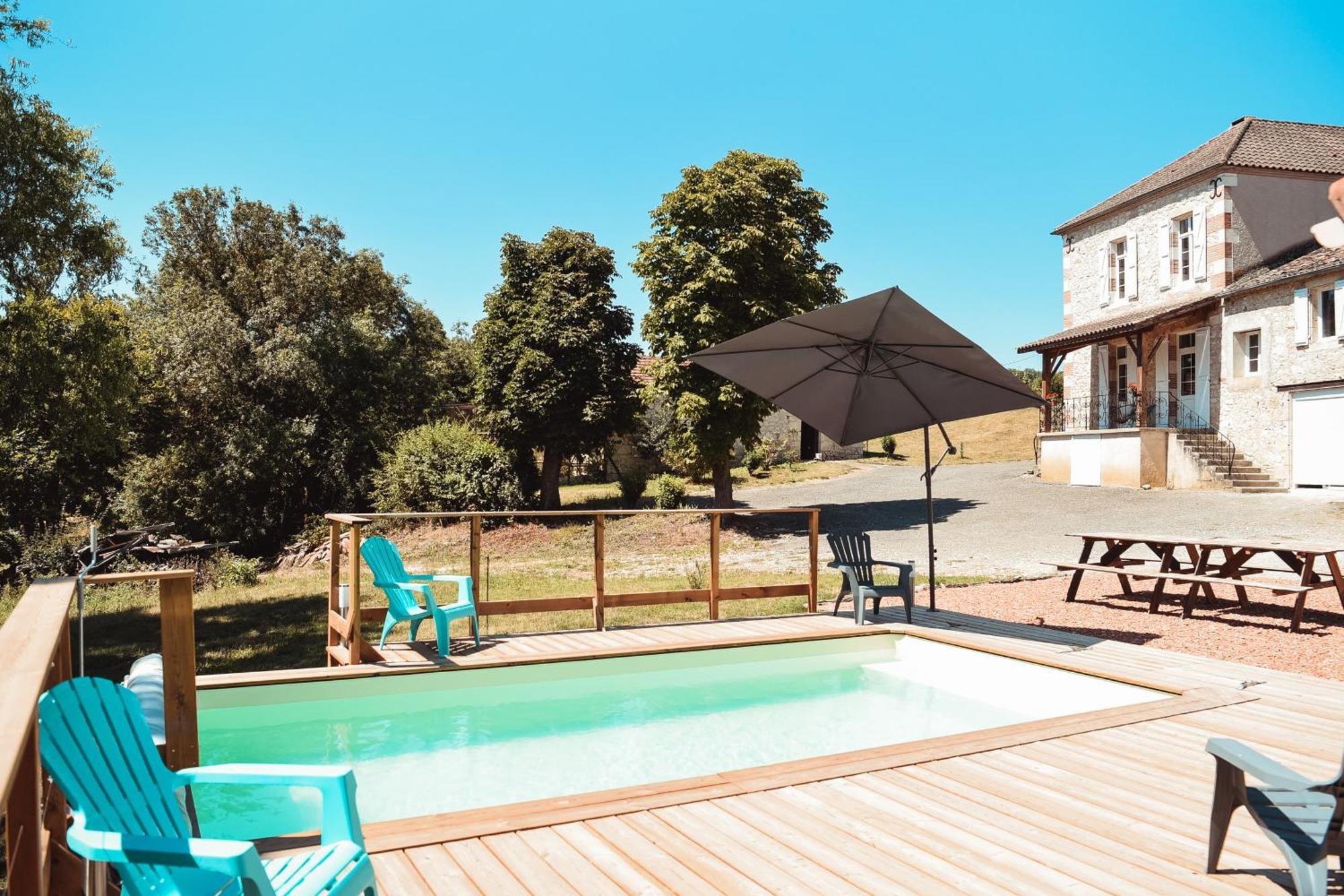 Maison De Campagne, Bord De Lac, Piscine, Billard 11 Per Plieux Zimmer foto